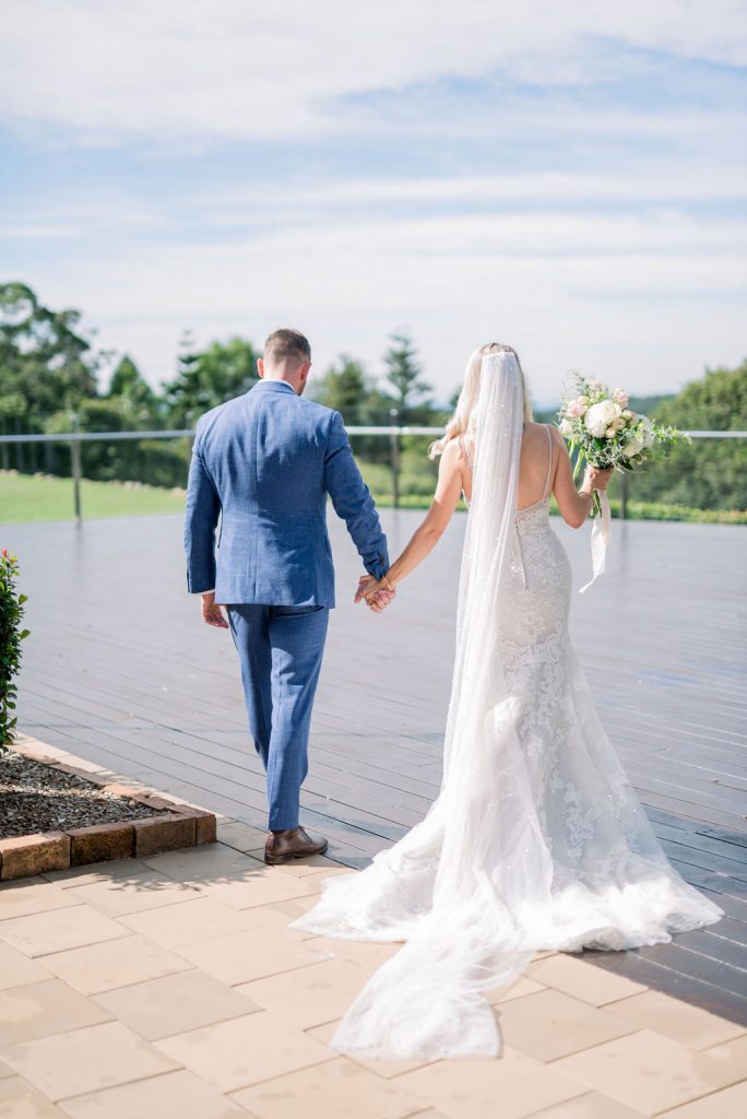 Large deck perfect for weddings at tamborine mountain