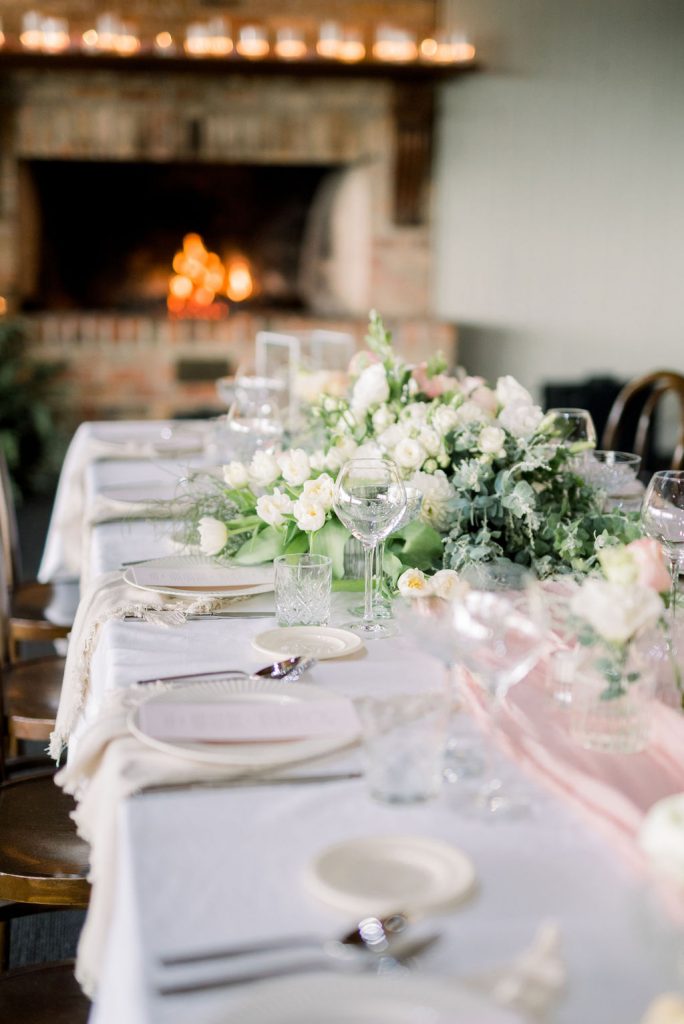 Mt tamborine wedding venue with beautiful fire place