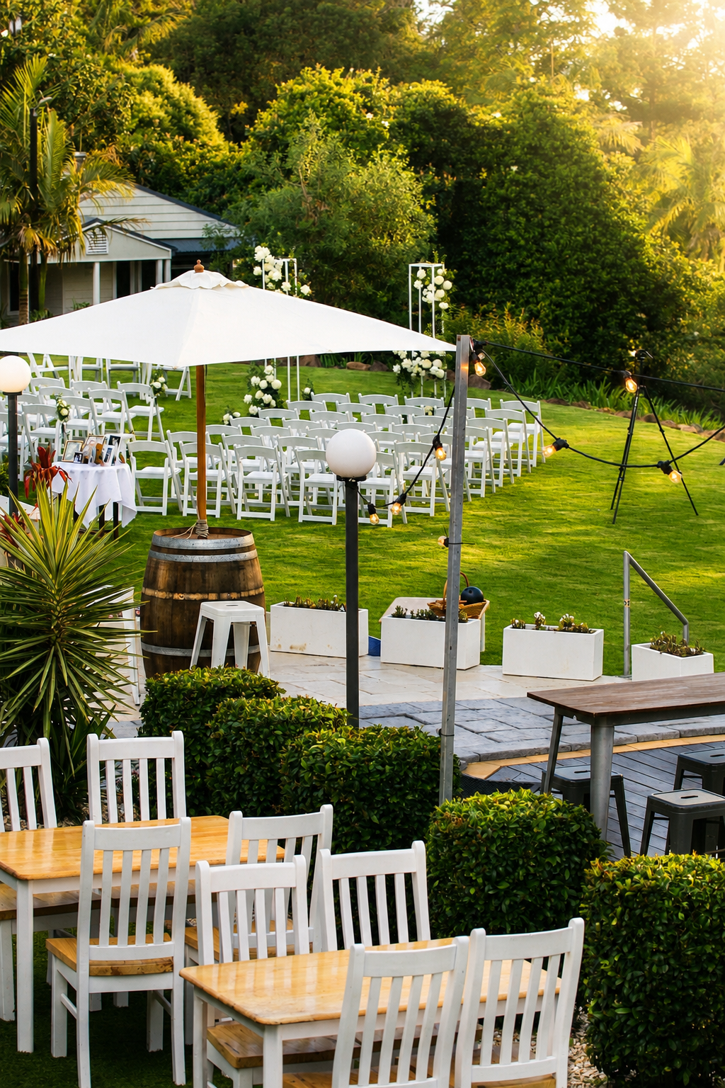 wedding setup
